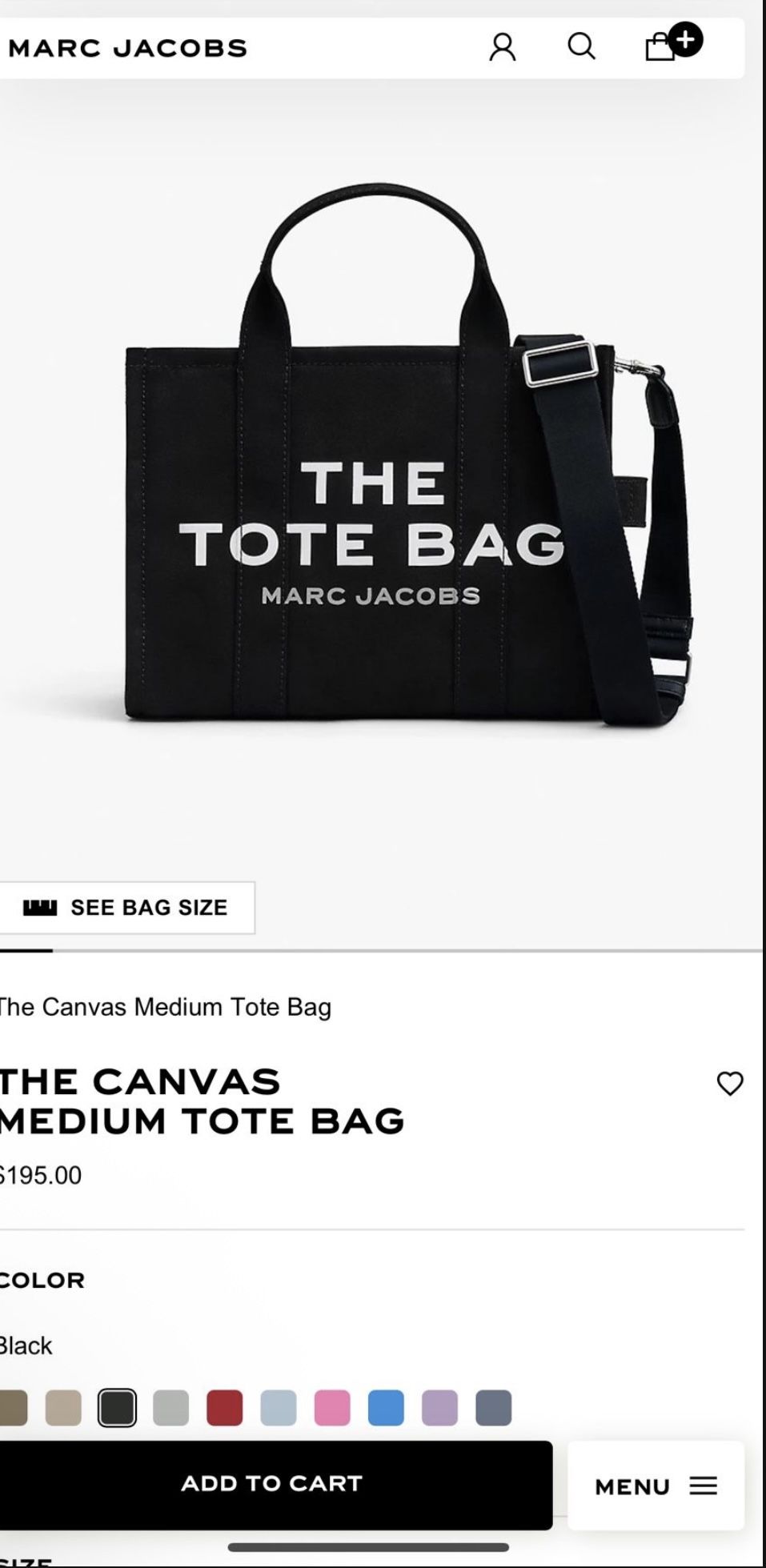 Marc Jacob’s Tote Bag