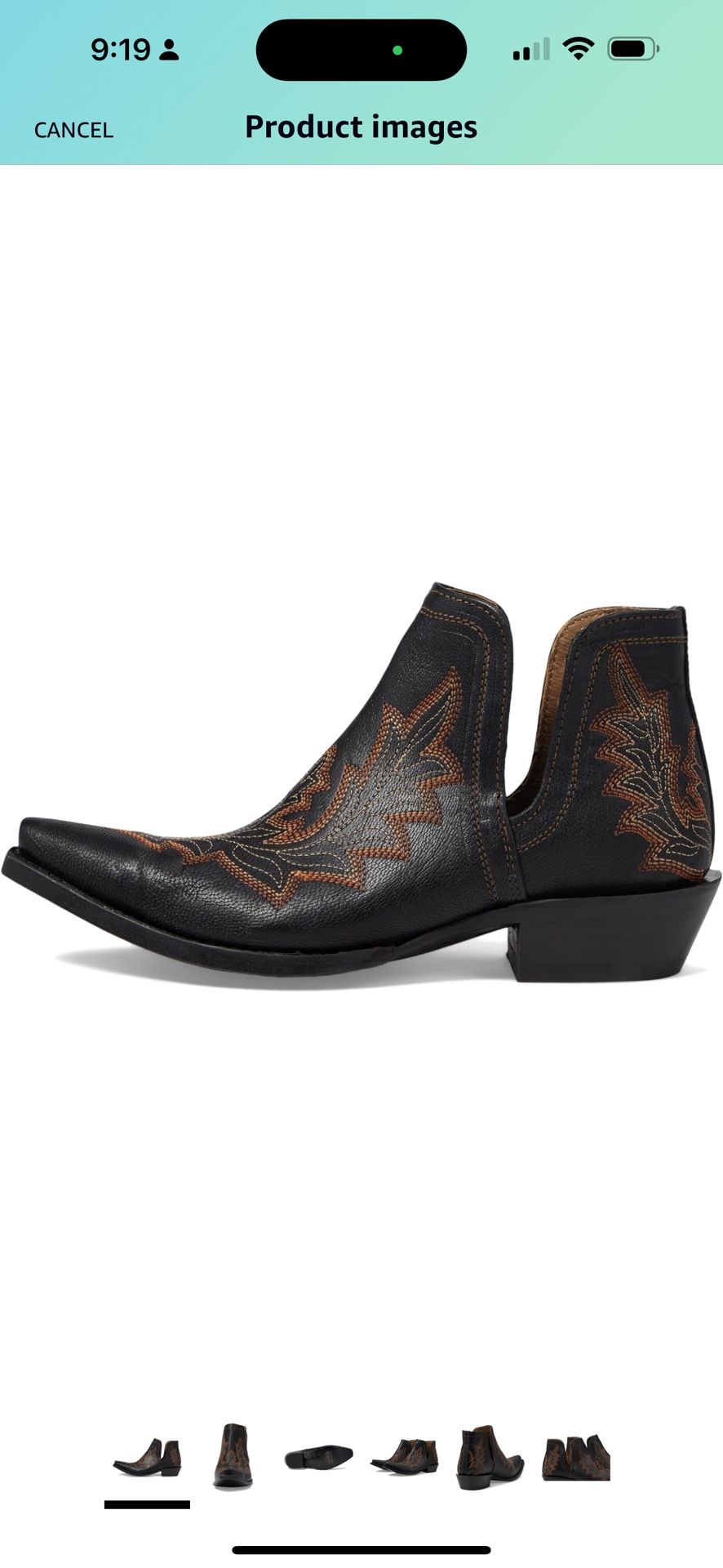 Ariat Women's Dixon Low Heel Western Boot size 8.5 $130