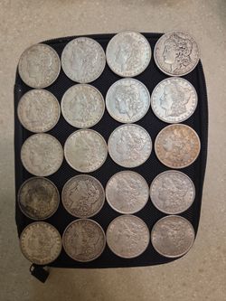 Assorted pre 1921 Morgan Silver Dollars.  $65 each