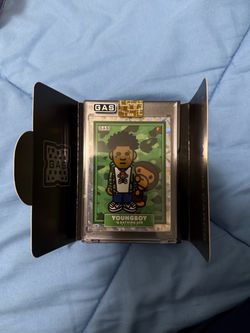 LIMITED EDITION GAS YoungBoy Never Broke Again BAPE NBA YB Trading Card Baby Milo  #356/500