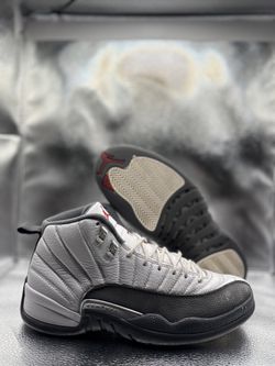 Air Jordan 12 white dark grey