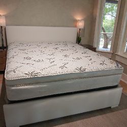 $699 King Bed With Mattress And Box-spring Brand New Free Delivery Free Assembly 