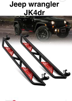 Running boards for Jeep Wrangler JK 4dr