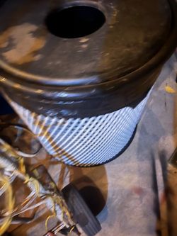 Industrial metal trash can make me a offer
