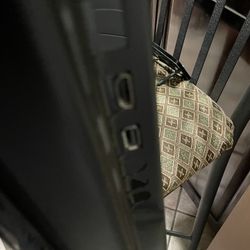 36 inch TV works great with the hook ready to bound in the wall