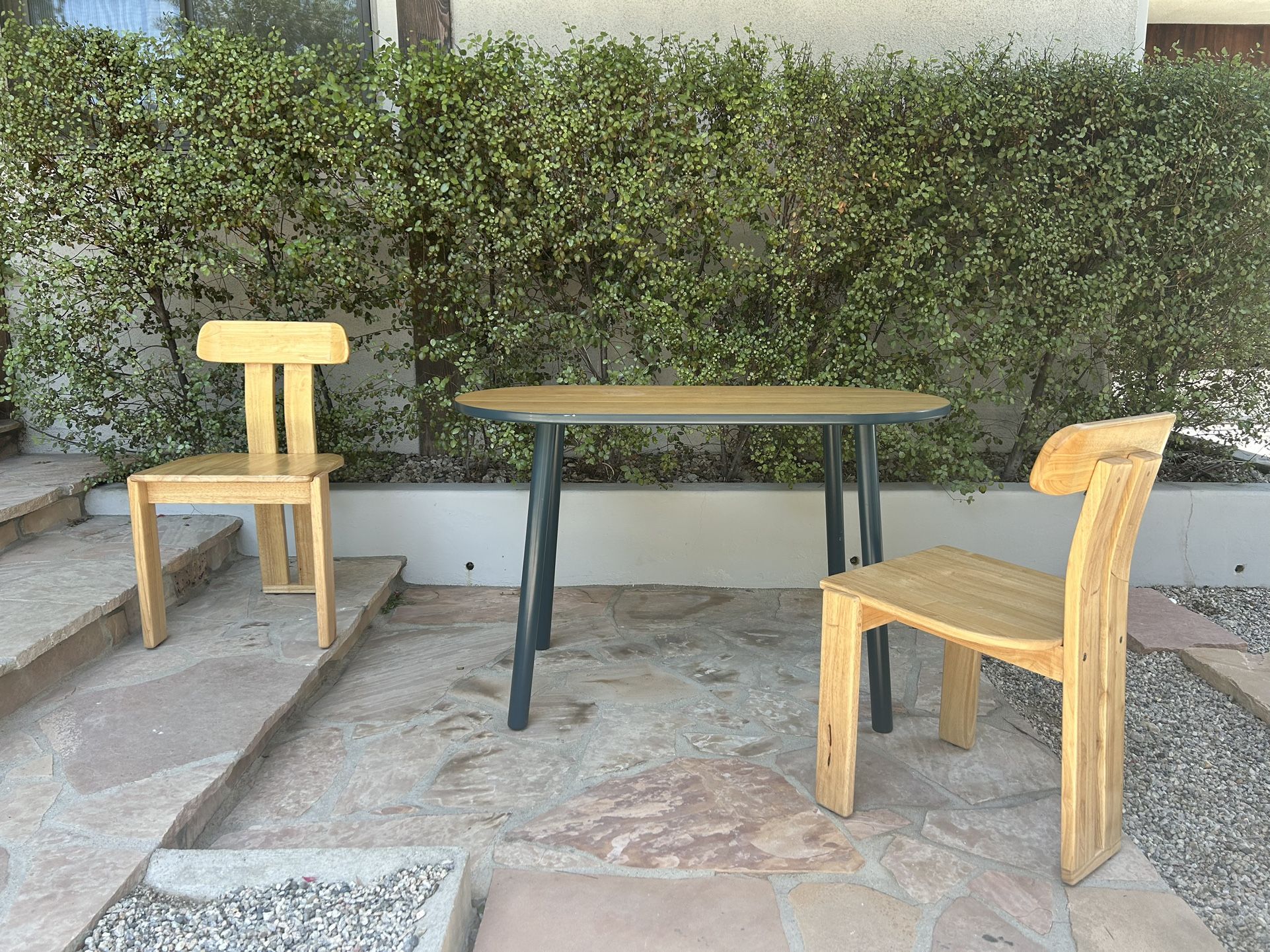 Set Of Crate&Kids Table And Chairs
