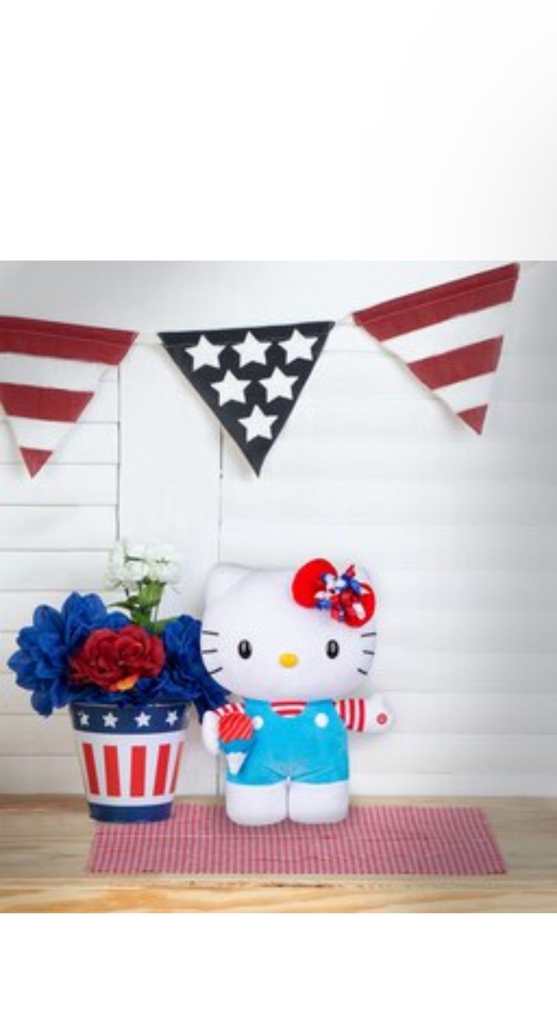 4th Of July Hello Kitty Stepper