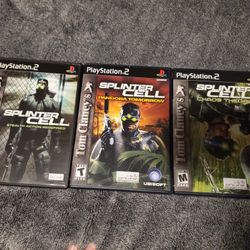 Splinter Cell PS2 Game Lot