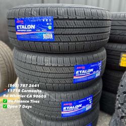 235/65R16 Zeta Set of Tires Installed and Balanced Set de Llantas Nuevas Instaladas y Balanceadas