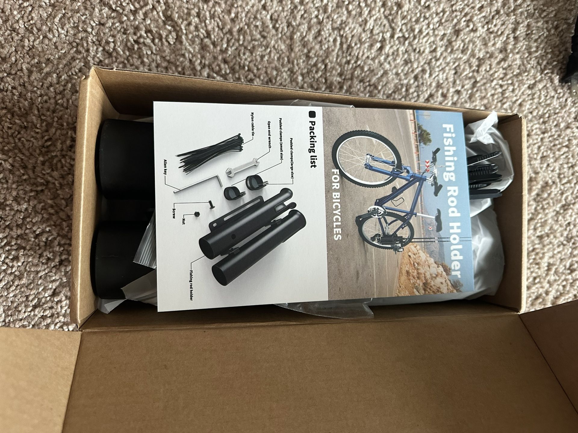 Fishing Rod Holder For Bicycle