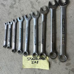 Craftsman Wrenches SAE. USA