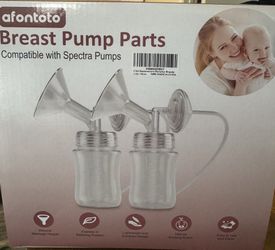 Pump Parts Compatible with Spectra S1/S2/9Plus Breastpump, Full Set Replacement Parts for Spectra Include 24mm Flange,Duckbill Valve,Backflow Protecto