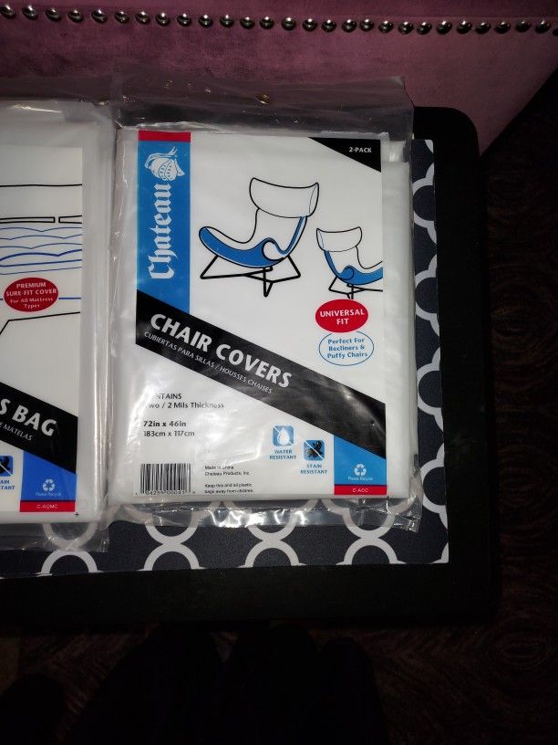 Chair Cover And Queen Matress Bag For Storage/moving
