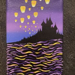 Castle Lantern Painting