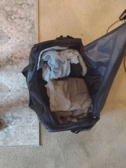 Bag of clothes for teens