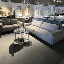 Grey Sofa And Loveseat