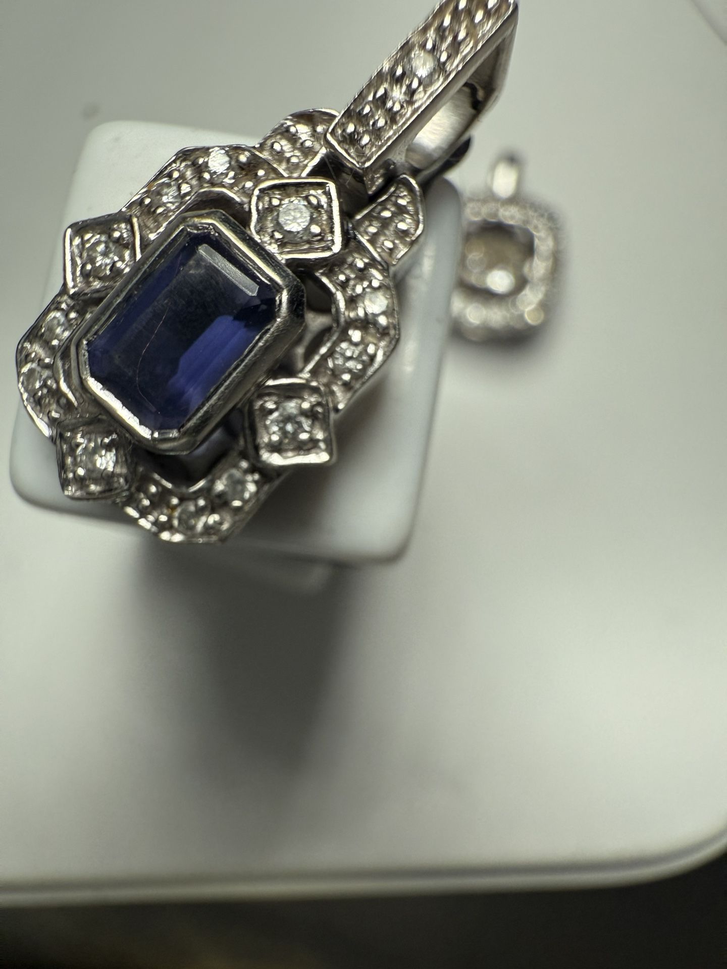 14k Gold Lolite Pendant