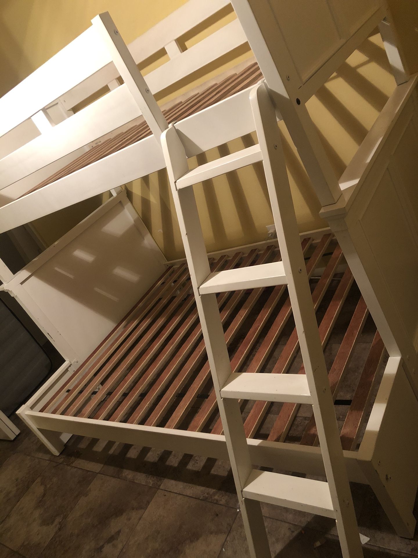 Bunk bed Twin/Full Wood White