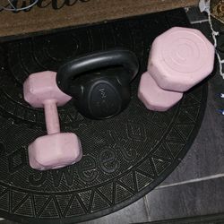  2.  PINK 8LB WEIGHTS