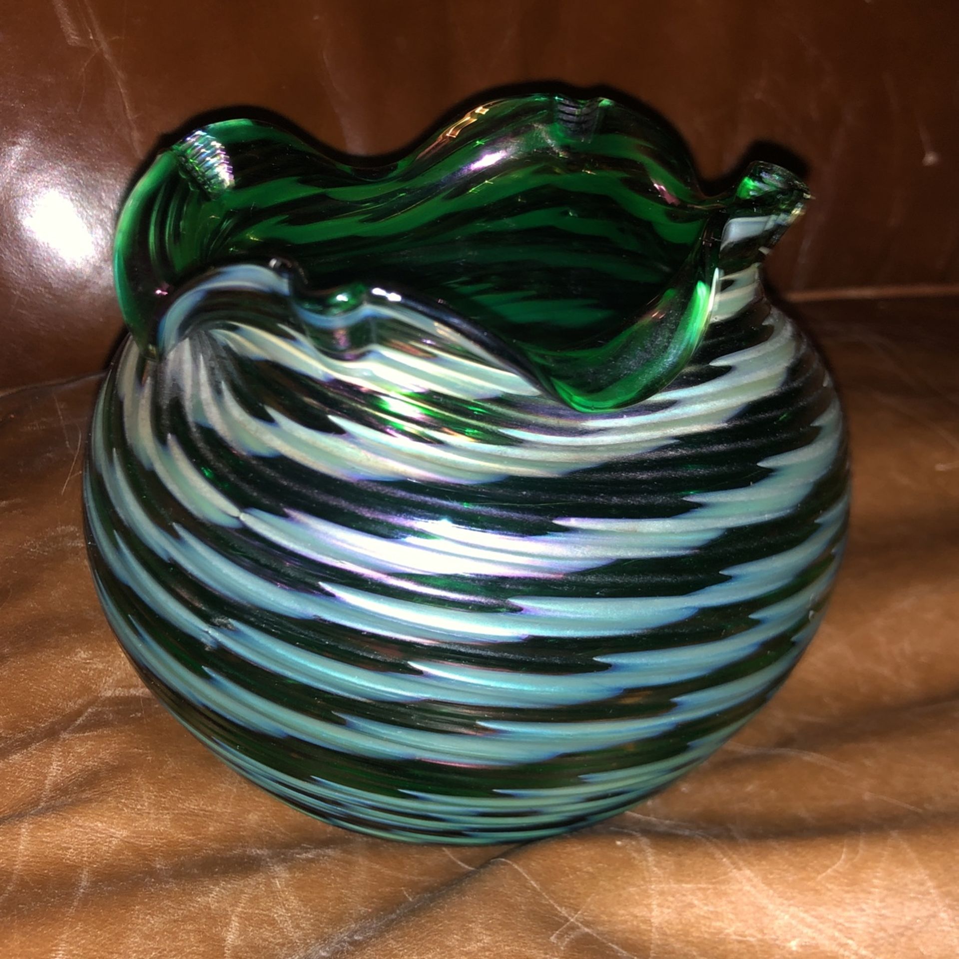 Loetz Vintage beautiful design blown art glass