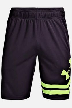 Mens Under Armour Gym UA Muscle Athletic Logo 10" Baseline Shorts New With Tags