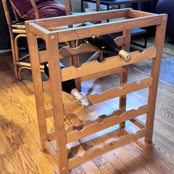 Wood Wine Rack 