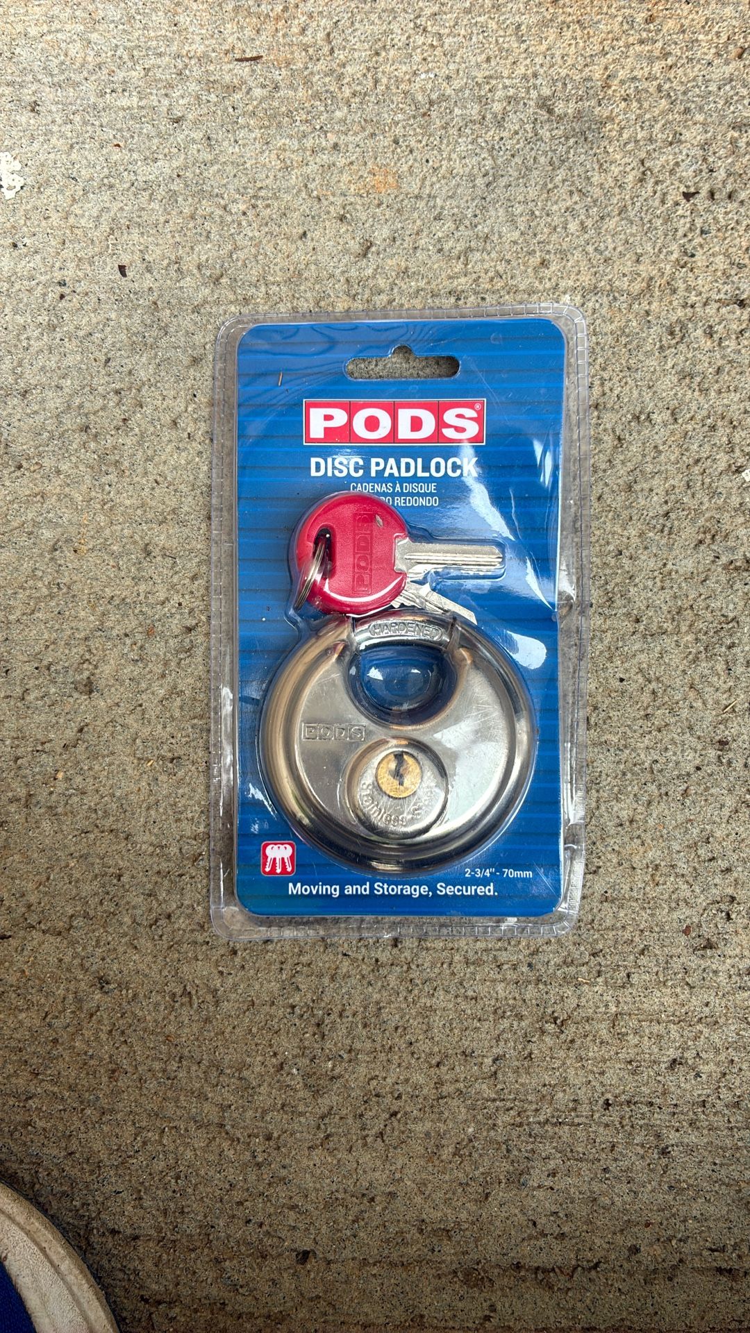 Pods Disc Padlock