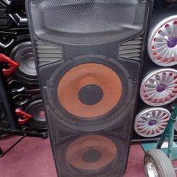 2 × 15" Woofers.  Rechargeable Battery.  Brand New.  Free 🎤 