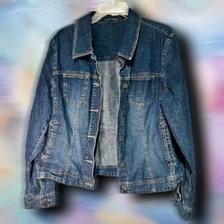 French Cuff Denim Jacket – Women’s Medium