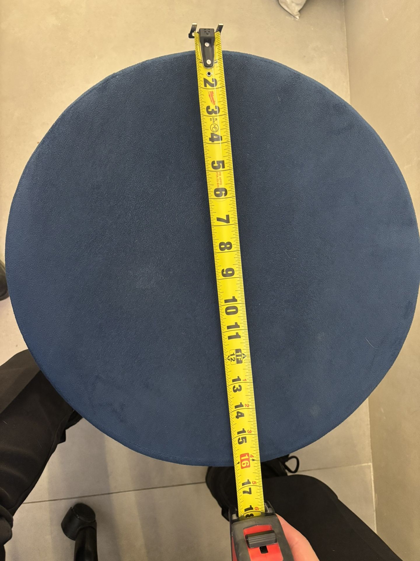 SMALL NAVY BLUE STOOL