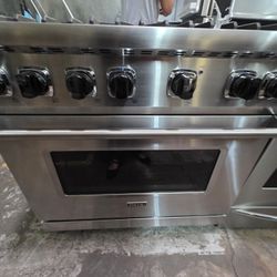 36" VIKING GAS RANGE STAINLESS STEEL 