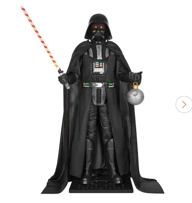 NIB In Hand 7 ft Animated LED Life-Sized Darth Vader Animatronic -
NIB