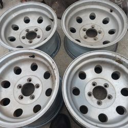 Aluminum Rims 15x8, 4.5x5, 3.5 Center Bore Ford