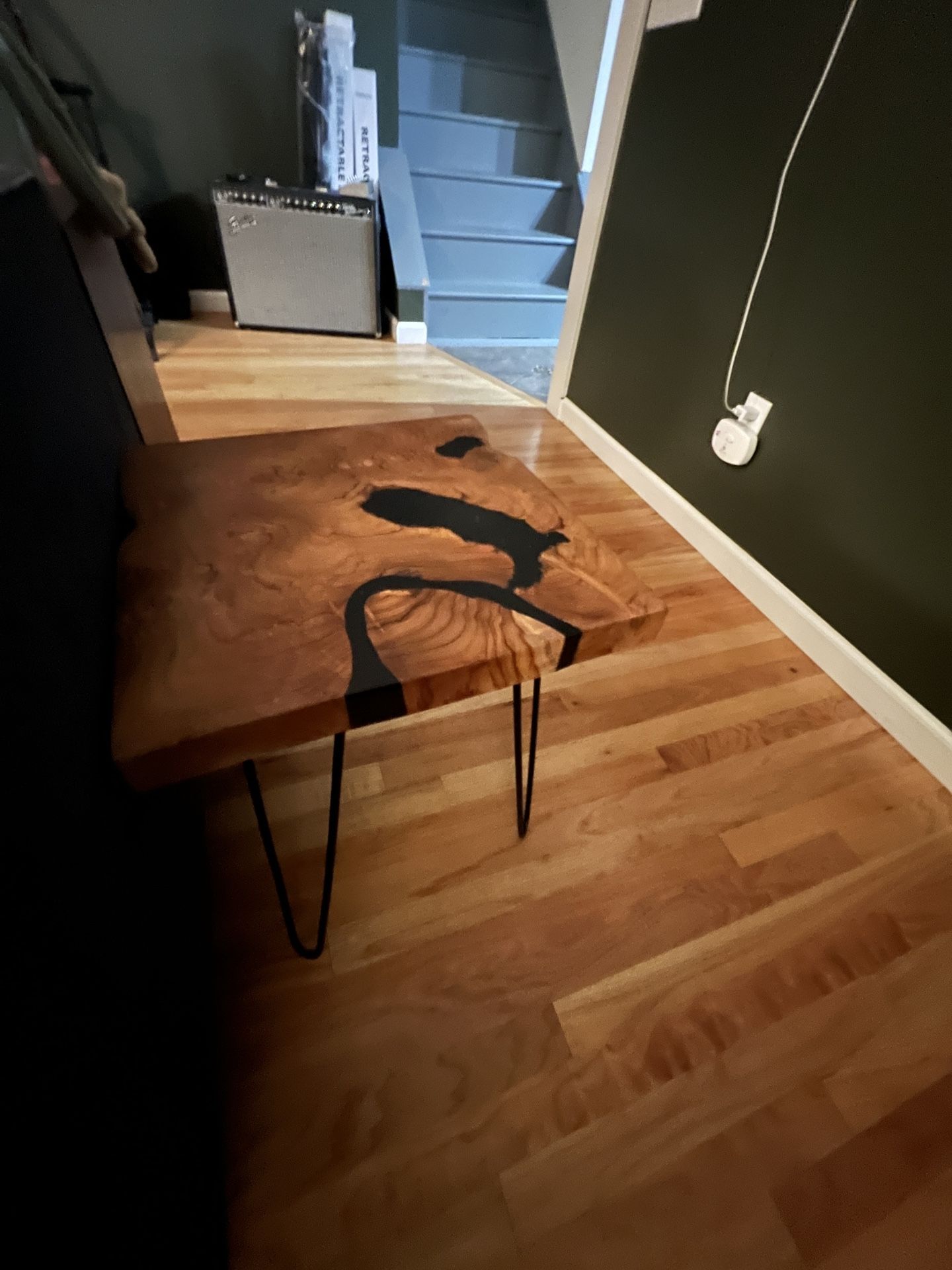 Two Live Edge End Tables Set Of 2