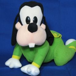 Vintage 1995 Walt Disney TOUCH N CRAWL "GOOFY" Crawling Plush Toy