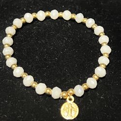 New Bracelet Gold Plated Saint Benedict ( Enchapado) 