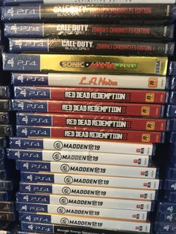 Brand new sealed games for PS4 or Xbox