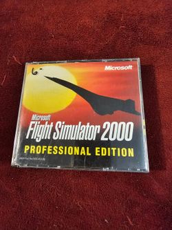 Microsoft Flight Simulator 2000 Professional Edition PC Game