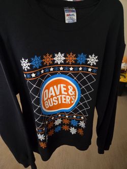 Dave & Buster's Ugly Christmas Sweatshirt