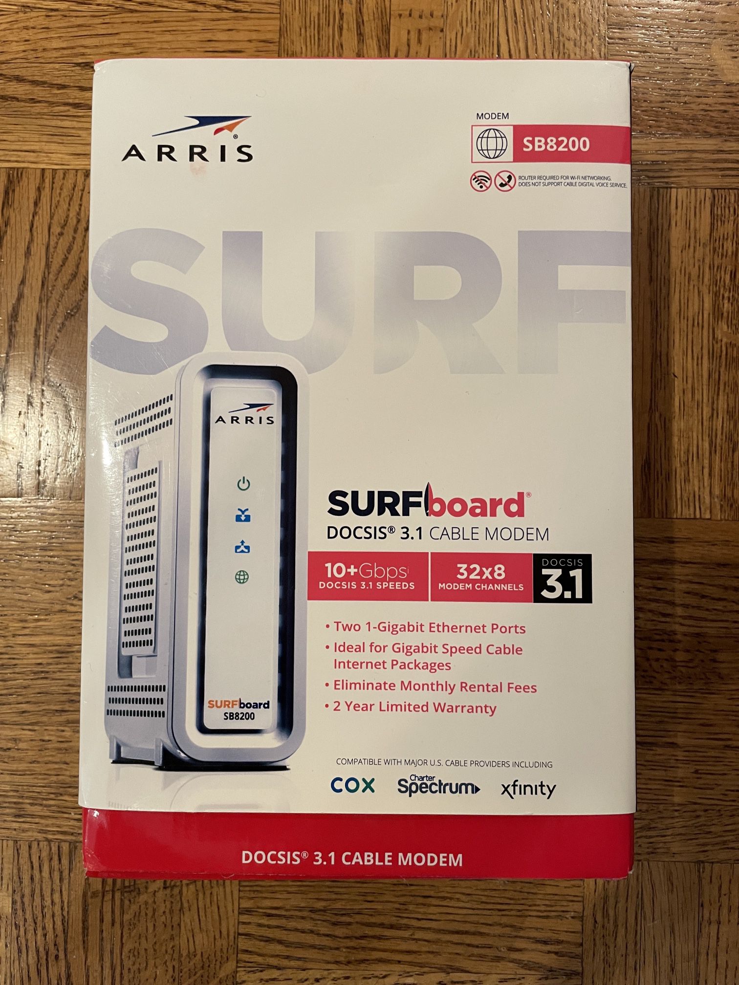 Arris SB8200 SURFboard DOCSIS 3.1 Cable Modem