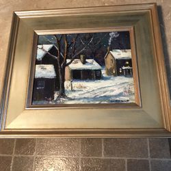 Oil Painting By Christopher Willett 