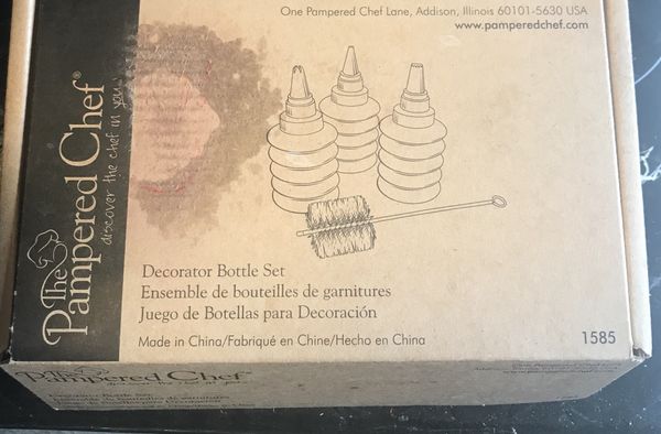 Pampered Chef 1585 Decorator Bottle Set For Sale In Arlington Tx