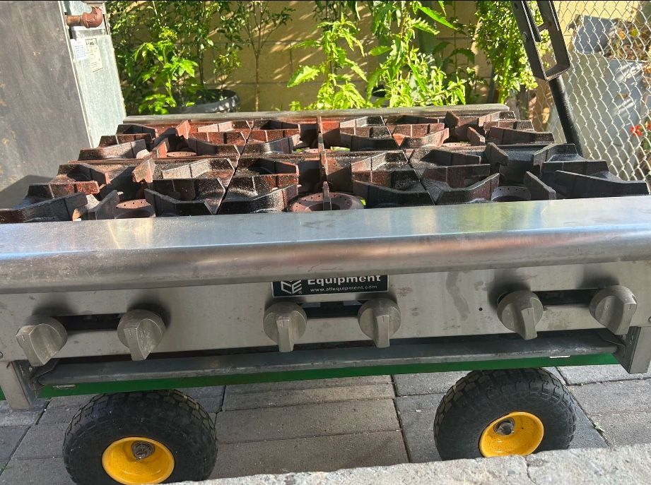 6 Burner Counter Top