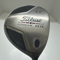 Titleist 983K Titanium 9.5° Loft S-Flex Driver 38”- Right Handed Club RH