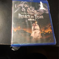 Attack On Titan Blue Ray Disc