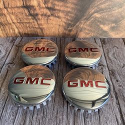 4x 83mm Chrome Polished Wheel Rim Center Hub Caps for GMC Sierra Yukon Denali