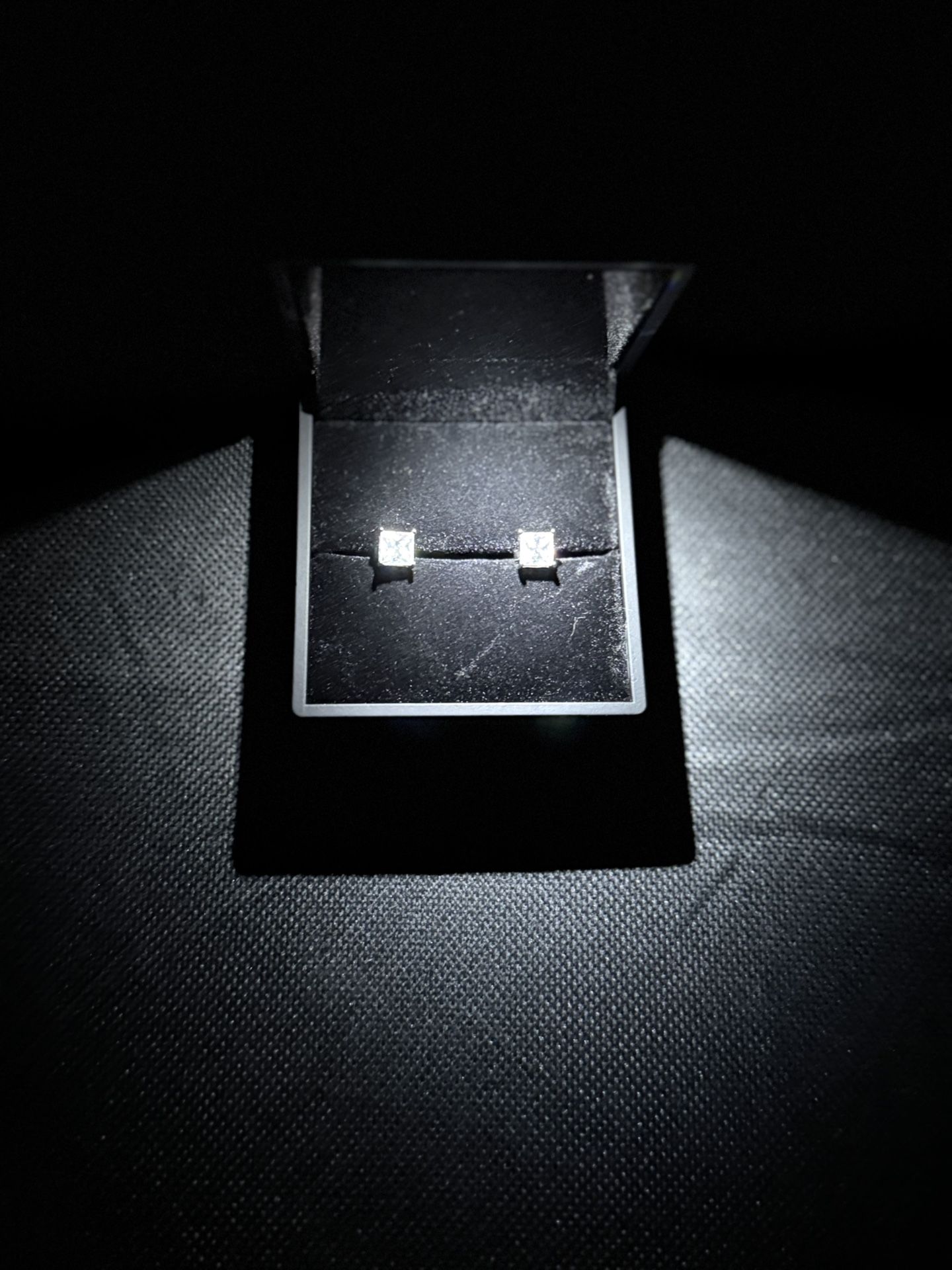 VVS1 Earrings Moissanite 1 C