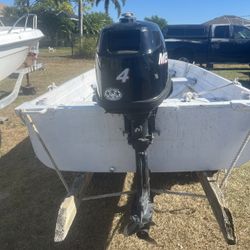 4 HP Mercury Four stroke 20” 