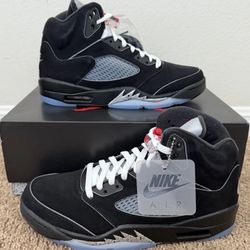 Air Jordan 5 Retro Og Reimagined Black Metallic Size 9.5
