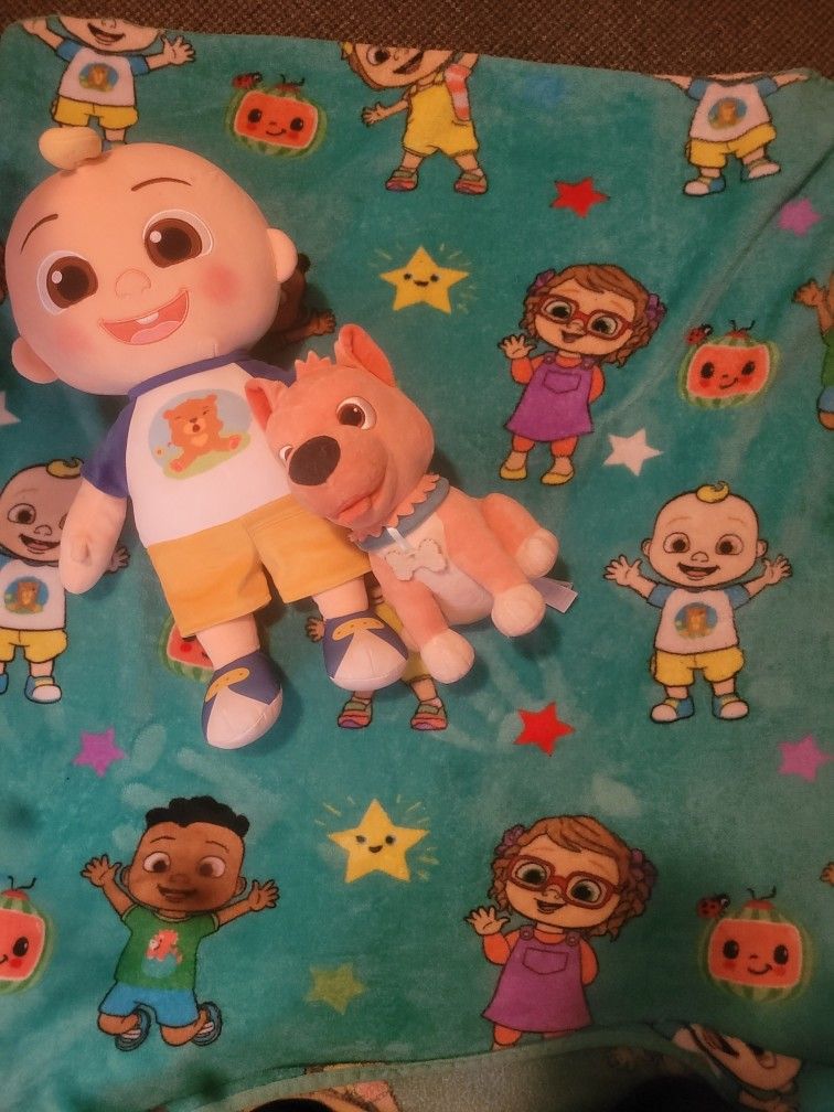 Cocomelon Toy And Blanket